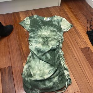 Green princess Polly mini dress